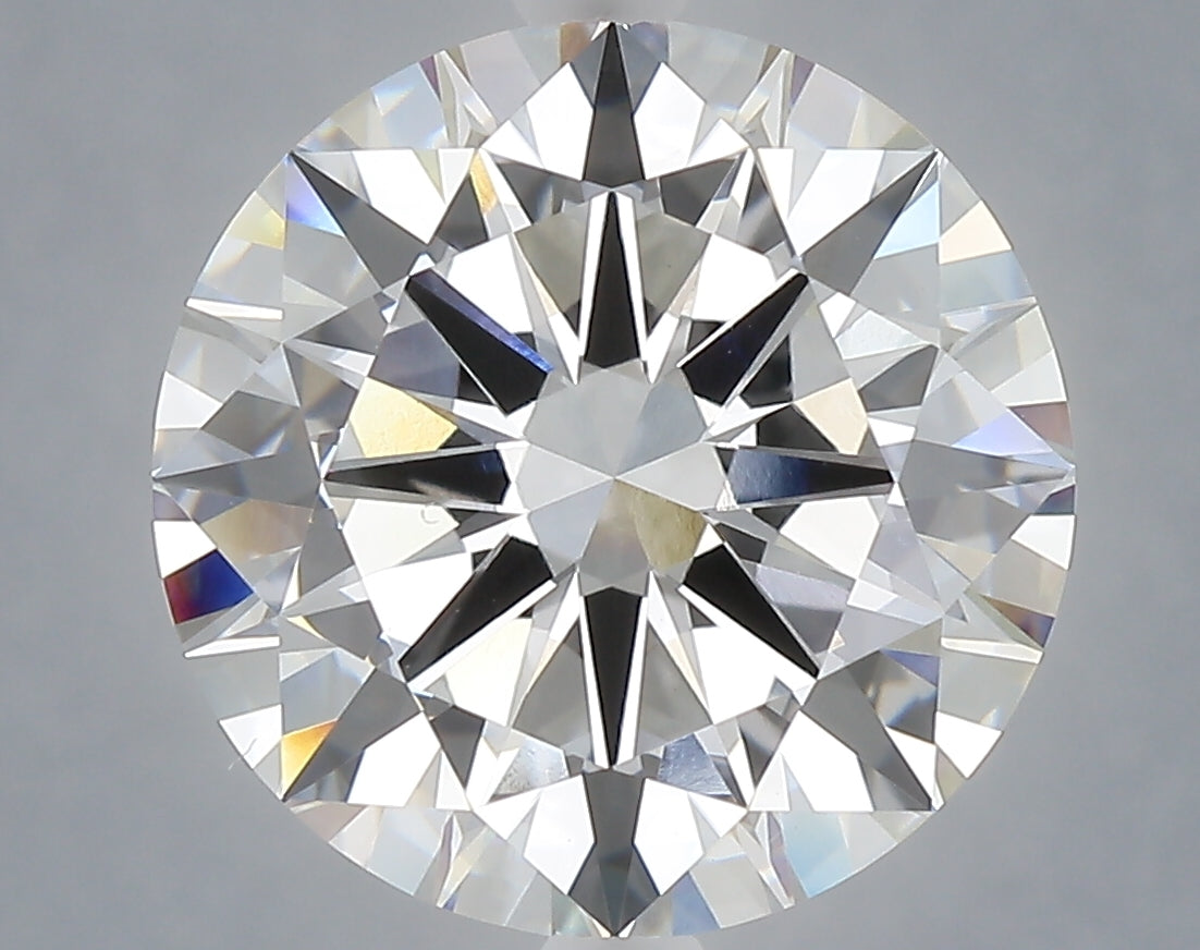 6.00 Carat Round Shaped, Excellent Cut, F Color, VS1 Clarity, IGI Certified Lab Grown Diamond