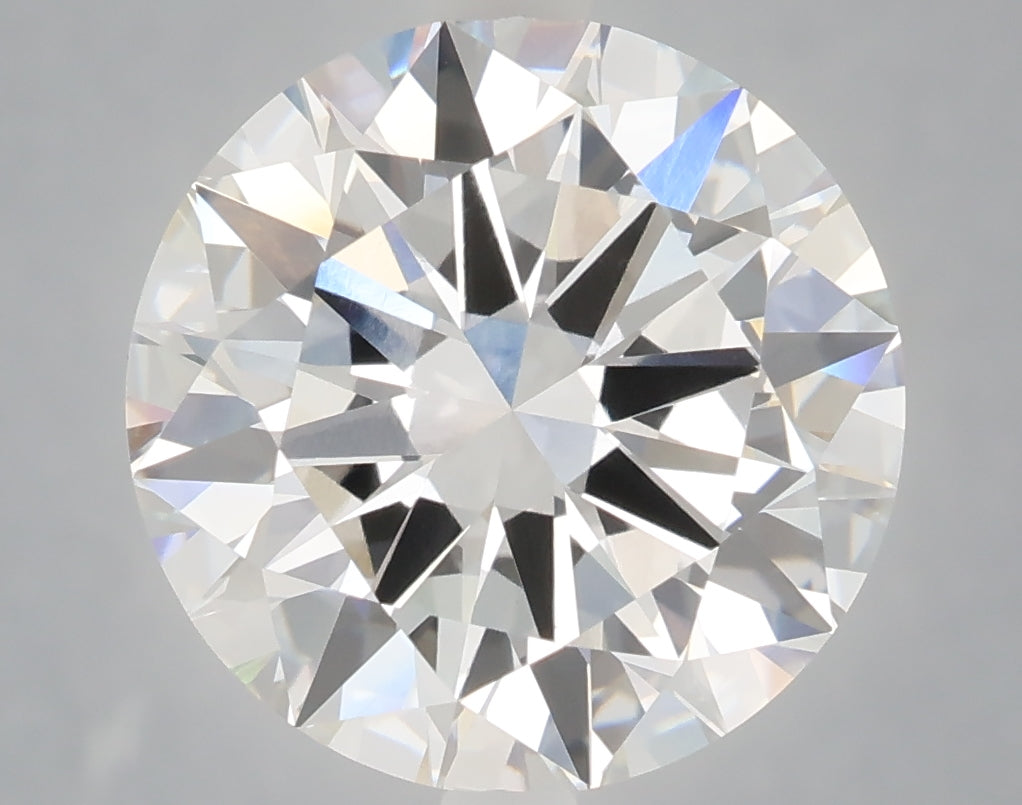 6.02 Carat Round Shaped, Excellent Cut, E Color, VVS2 Clarity, IGI Certified Lab Grown Diamond