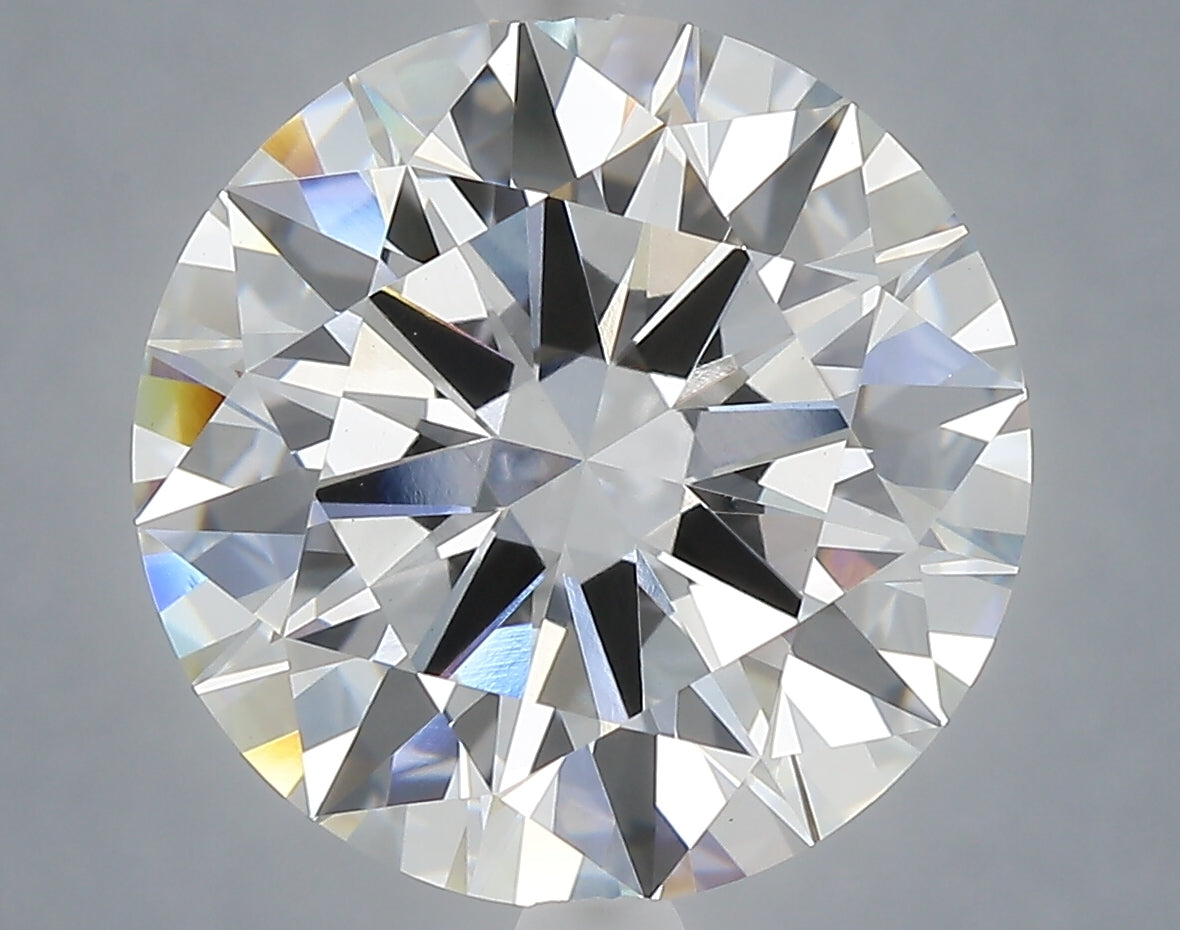 6.10 Carat Round Shaped, Ideal Cut, E Color, VVS2 Clarity, IGI Certified Lab Grown Diamond