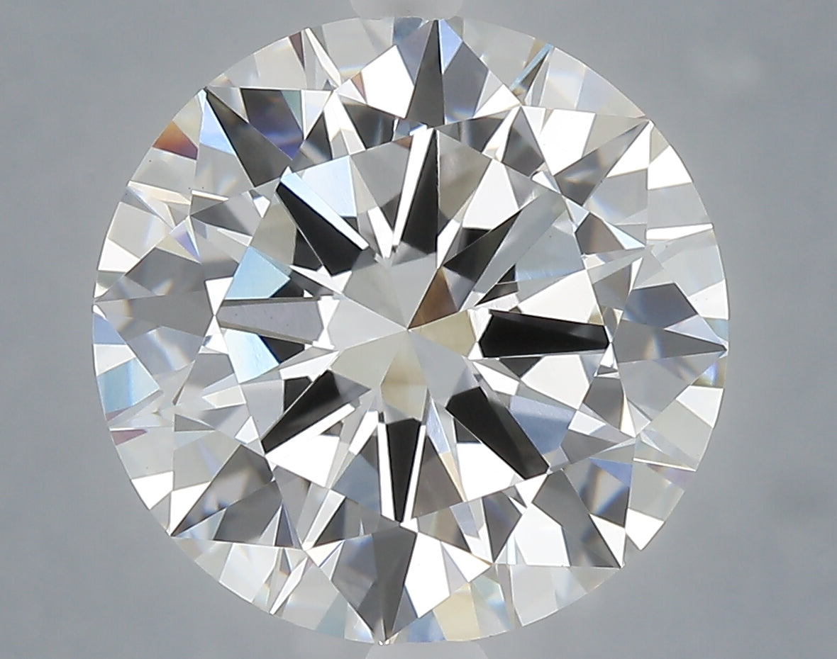 6.03 Carat Round Shaped, Excellent Cut, E Color, VS1 Clarity, IGI Certified Lab Grown Diamond