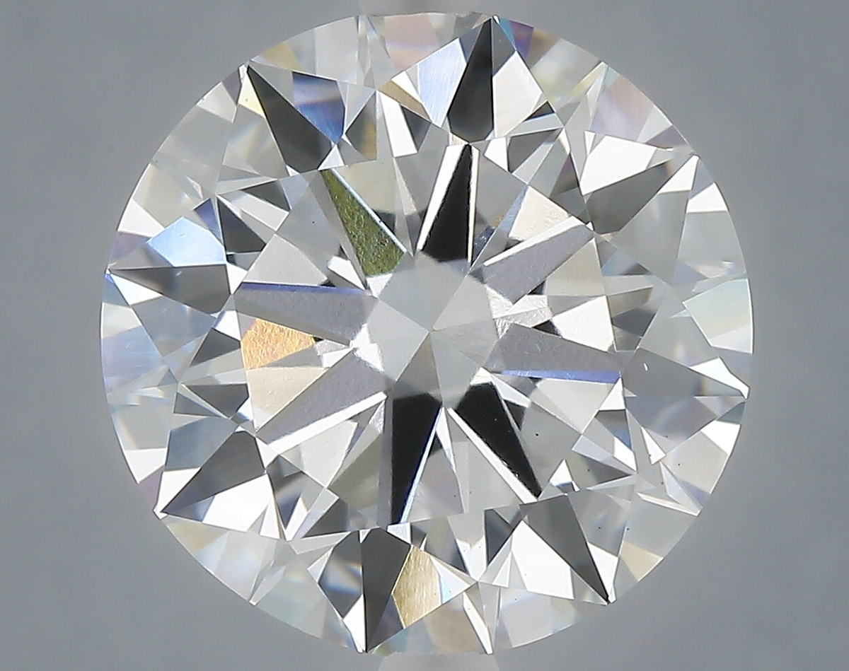 6.04 Carat Round Shaped, Excellent Cut, E Color, VS1 Clarity, IGI Certified Lab Grown Diamond
