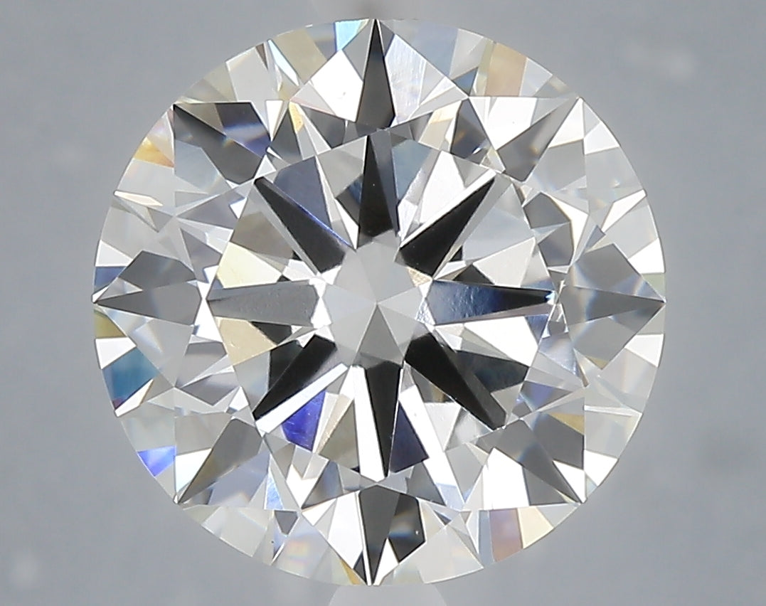 6.00 Carat Round Shaped, Excellent Cut, F Color, VVS2 Clarity, IGI Certified Lab Grown Diamond