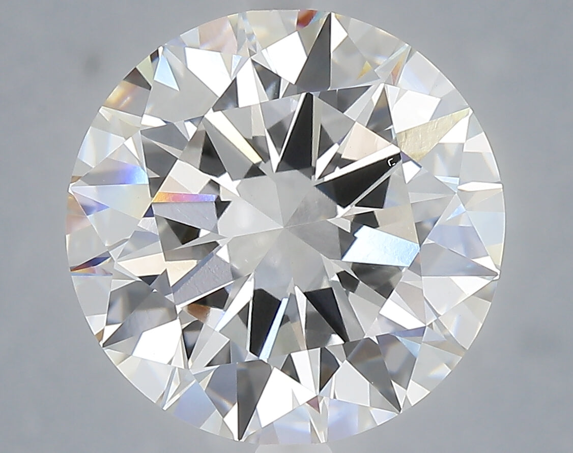 7.01 Carat Round Shaped, Excellent Cut, E Color, VS1 Clarity, IGI Certified Lab Grown Diamond