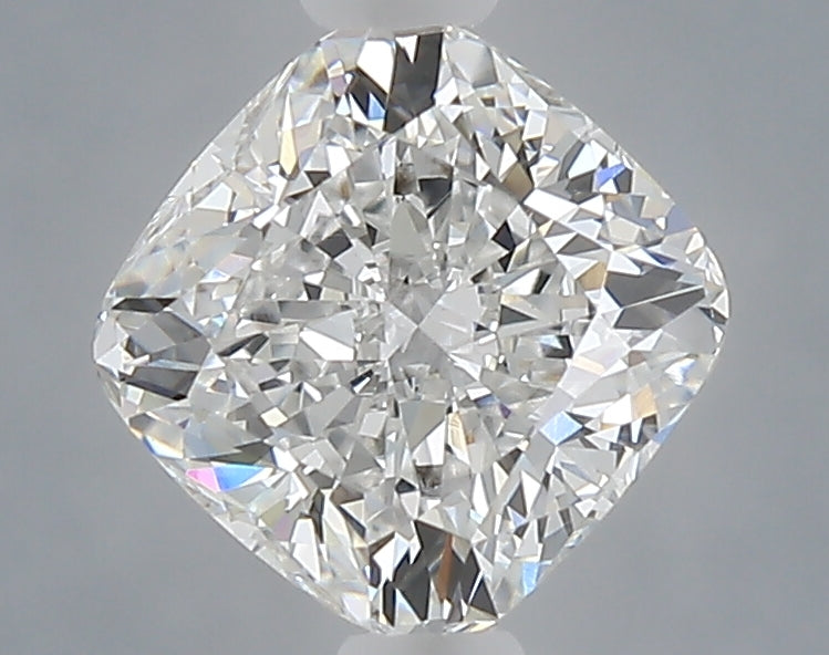 1.06 Carat Cushion Shaped, Ideal Cut, D Color, VVS2 Clarity, IGI Certified Lab Grown Diamond