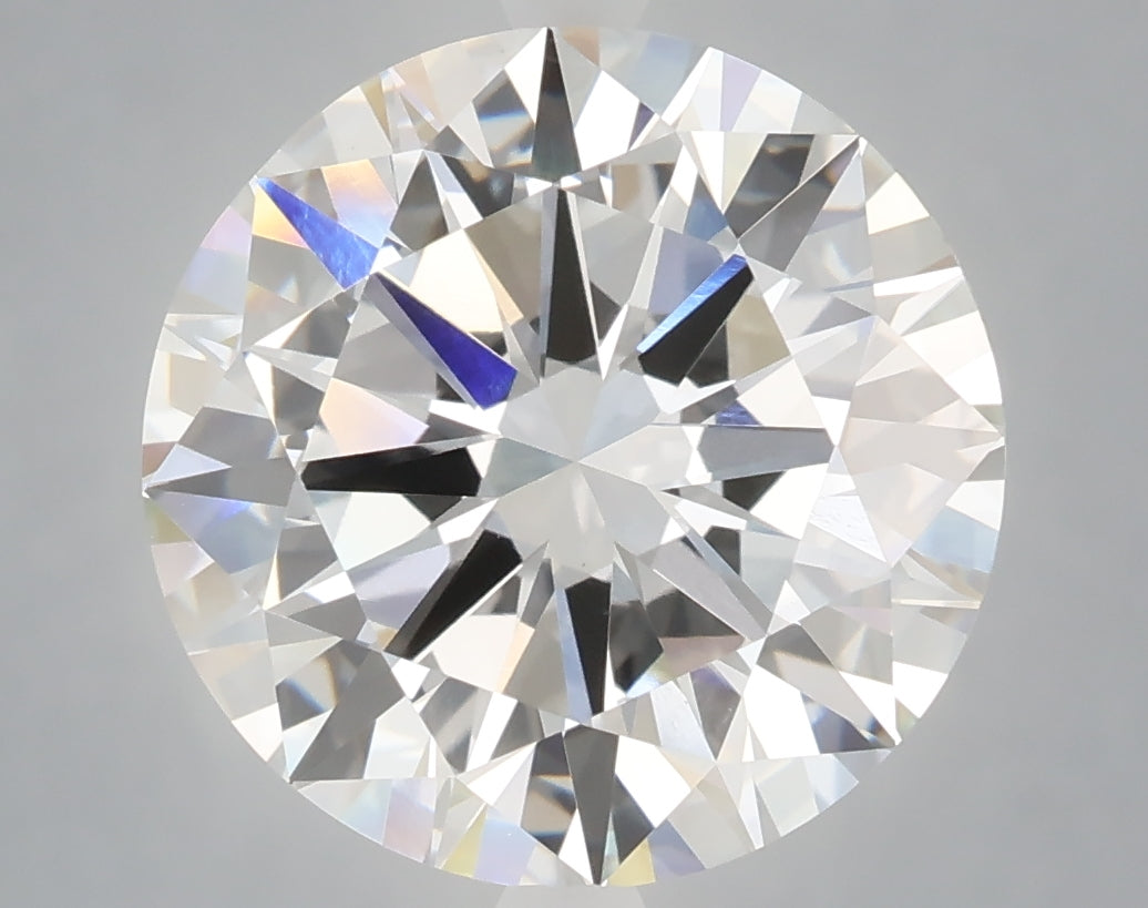 6.00 Carat Round Shaped, Excellent Cut, E Color, VVS2 Clarity, IGI Certified Lab Grown Diamond