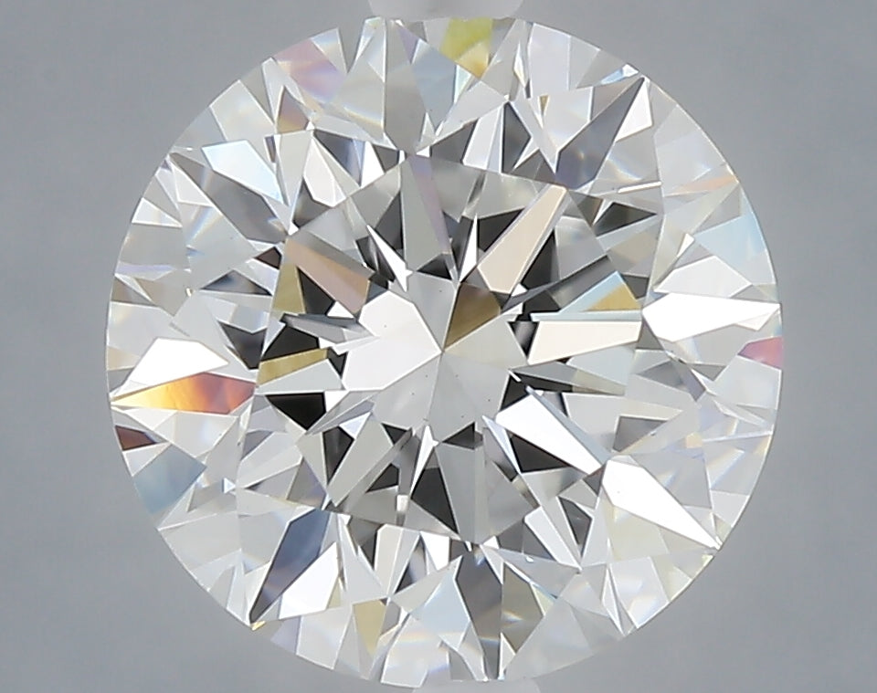 3.05 Carat Round Shaped, Excellent Cut, E Color, VS1 Clarity, IGI Certified Lab Grown Diamond