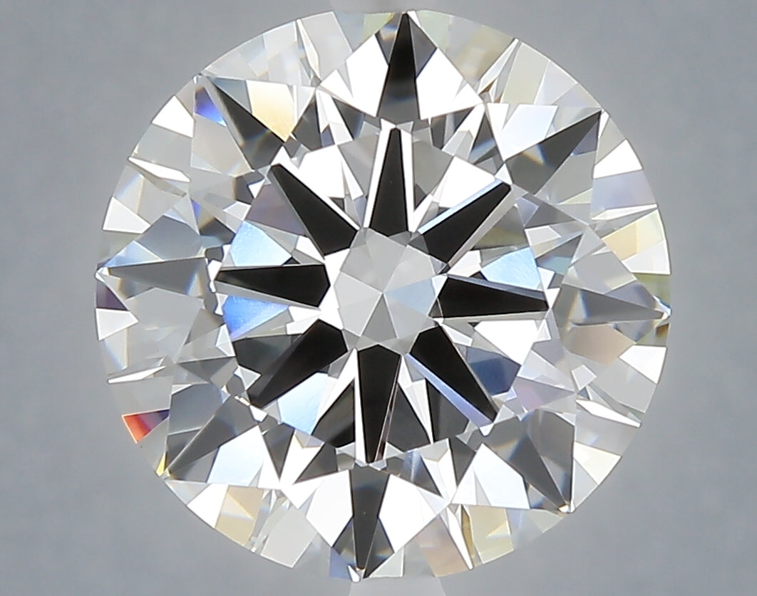 6.02 Carat Round Shaped, Excellent Cut, F Color, VVS2 Clarity, IGI Certified Lab Grown Diamond