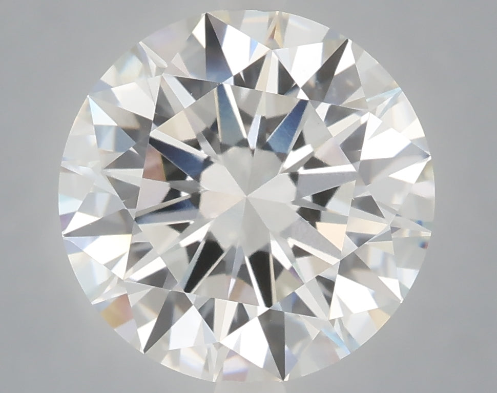 5.04 Carat Round Shaped, Excellent Cut, F Color, VVS2 Clarity, IGI Certified Lab Grown Diamond