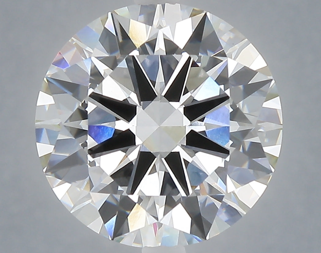 6.03 Carat Round Shaped, Excellent Cut, E Color, VVS2 Clarity, IGI Certified Lab Grown Diamond