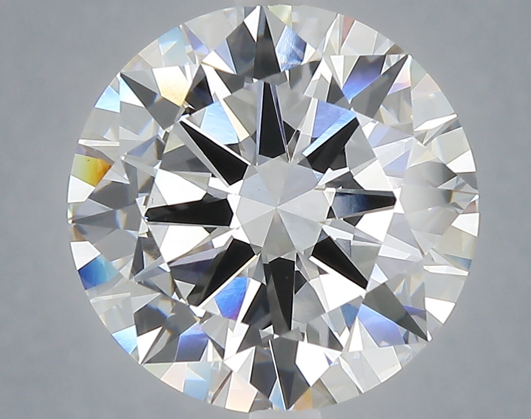 6.01 Carat Round Shaped, Excellent Cut, E Color, VVS2 Clarity, IGI Certified Lab Grown Diamond