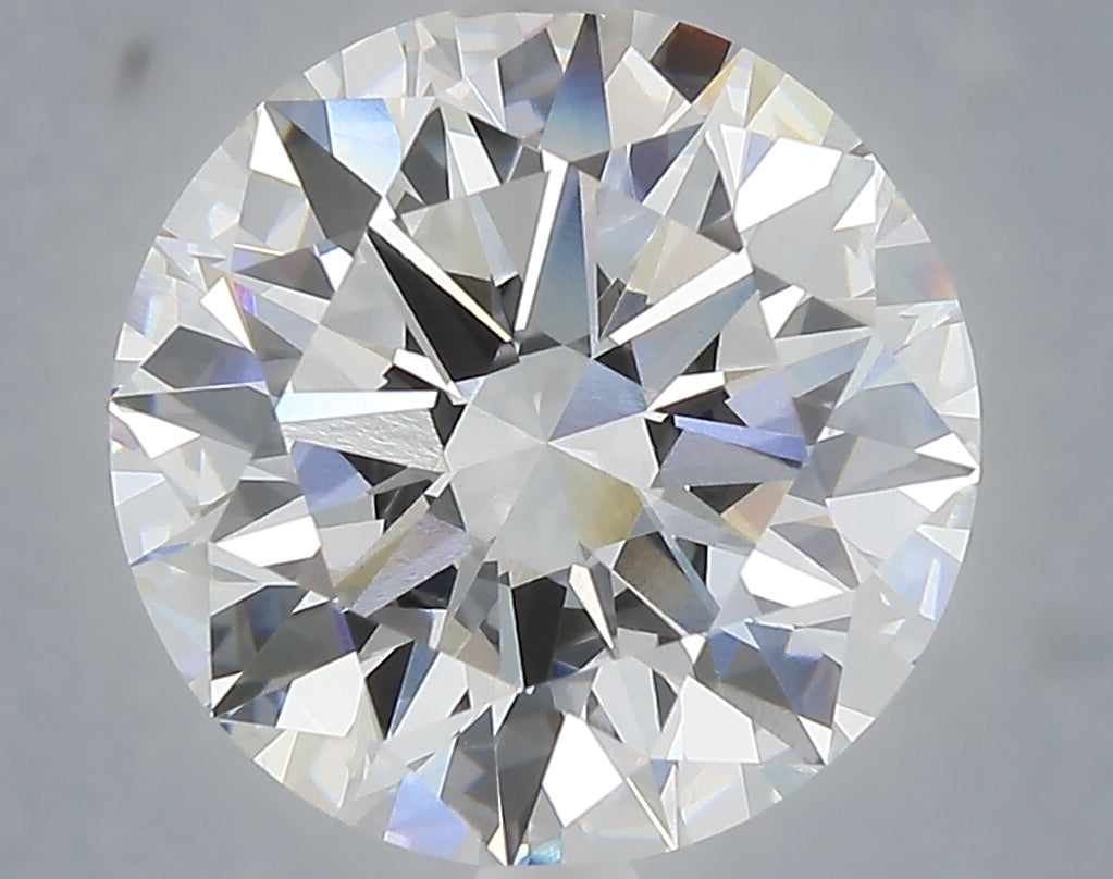 6.00 Carat Round Shaped, Excellent Cut, F Color, VVS2 Clarity, IGI Certified Lab Grown Diamond