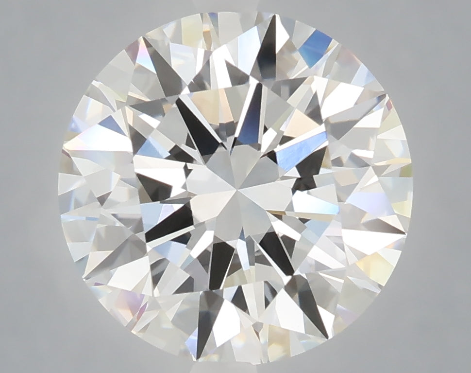5.03 Carat Round Shaped, Excellent Cut, F Color, VVS2 Clarity, IGI Certified Lab Grown Diamond