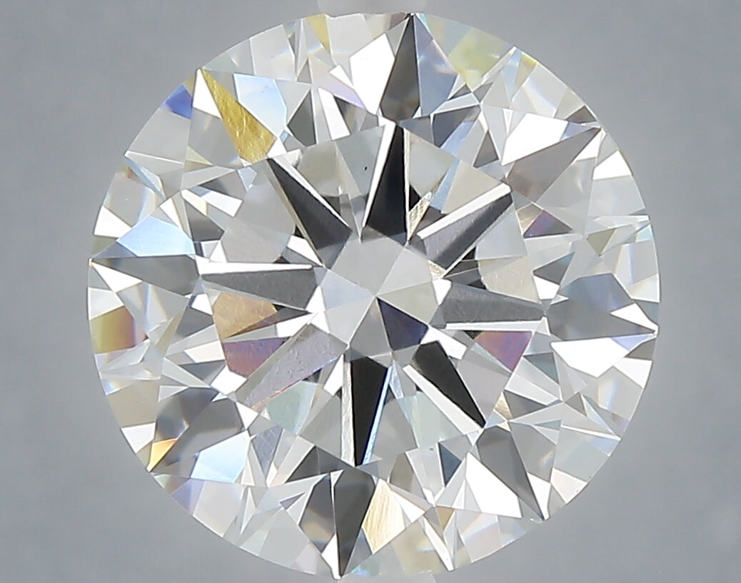 6.02 Carat Round Shaped, Excellent Cut, E Color, VS1 Clarity, IGI Certified Lab Grown Diamond