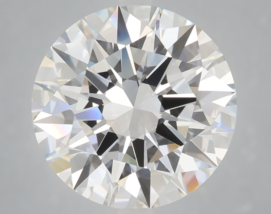 6.05 Carat Round Shaped, Excellent Cut, E Color, VVS2 Clarity, IGI Certified Lab Grown Diamond