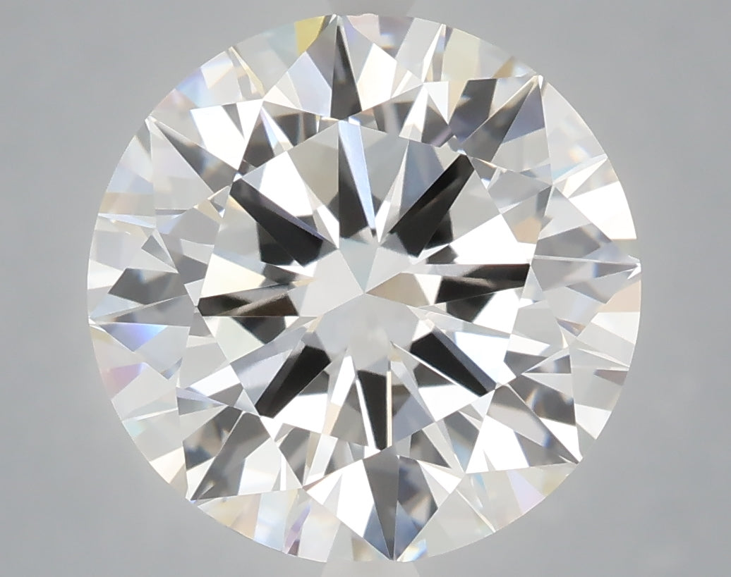 6.03 Carat Round Shaped, Excellent Cut, E Color, VVS2 Clarity, IGI Certified Lab Grown Diamond