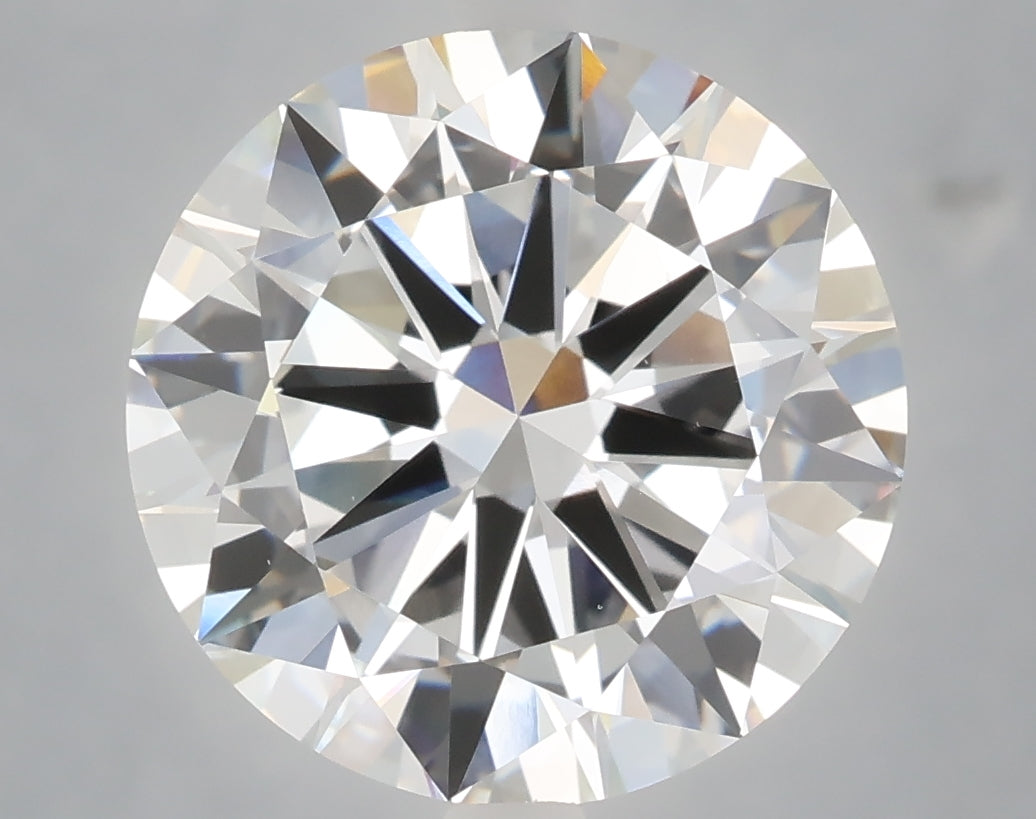 6.00 Carat Round Shaped, Excellent Cut, E Color, VVS2 Clarity, IGI Certified Lab Grown Diamond