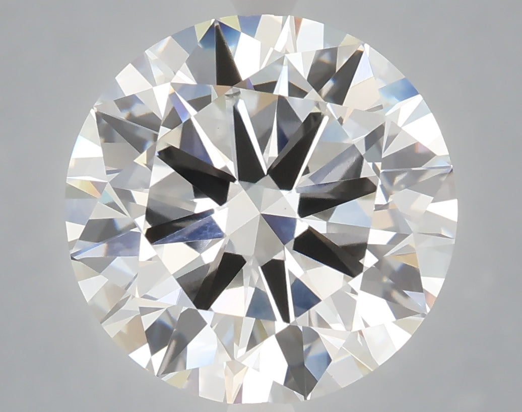 6.01 Carat Round Shaped, Excellent Cut, E Color, VVS2 Clarity, IGI Certified Lab Grown Diamond