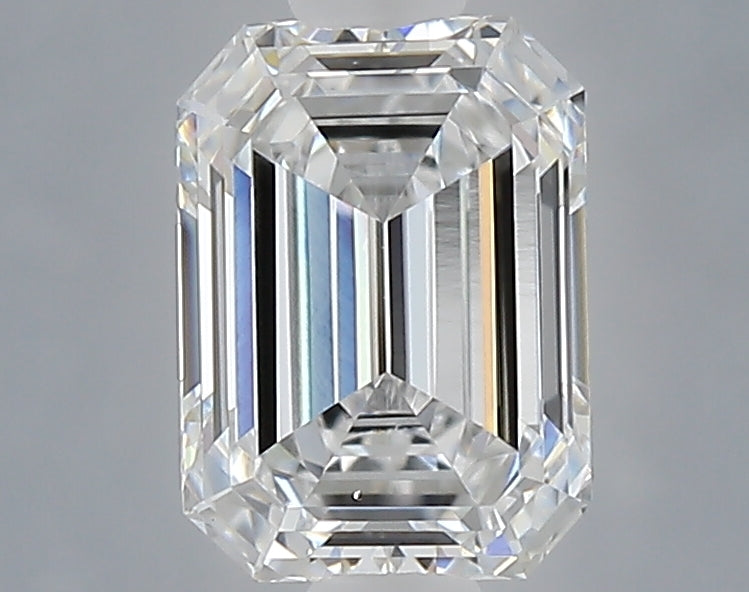 1.02 Carat Emerald Shaped, Ideal Cut, D Color, VVS2 Clarity, IGI Certified Lab Grown Diamond