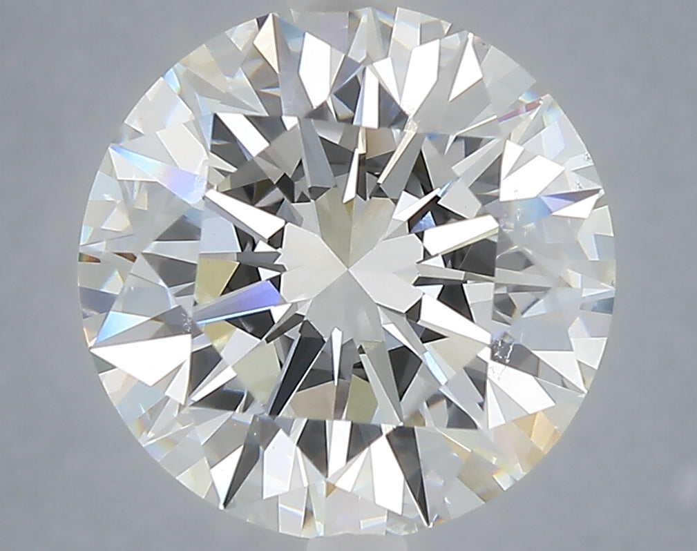 5.54 Carat Round Shaped, Excellent Cut, F Color, VVS2 Clarity, IGI Certified Lab Grown Diamond