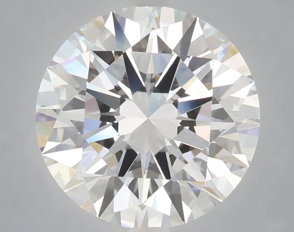 5.03 Carat Round Shaped, Excellent Cut, F Color, VVS1 Clarity, IGI Certified Lab Grown Diamond