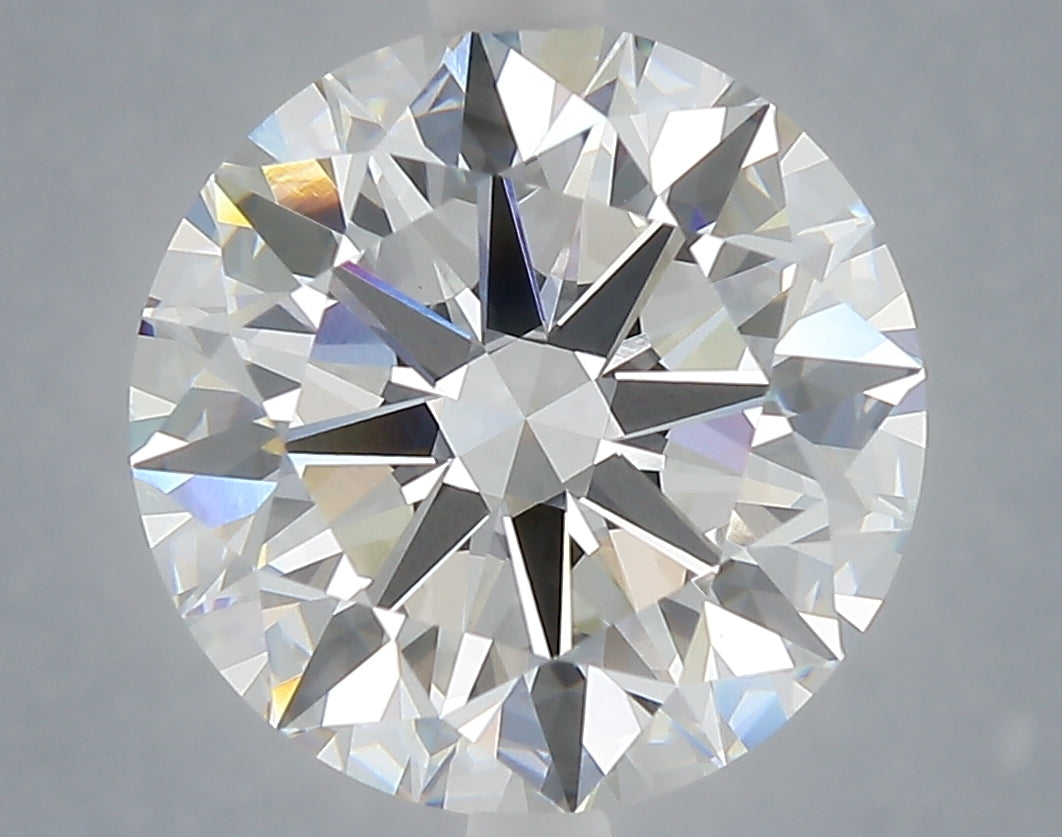 6.02 Carat Round Shaped, Excellent Cut, E Color, VVS2 Clarity, IGI Certified Lab Grown Diamond