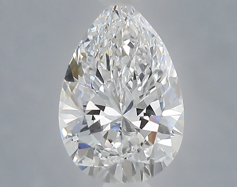 1.03 Carat Pear Shaped, Ideal Cut, D Color, VVS2 Clarity, IGI Certified Lab Grown Diamond