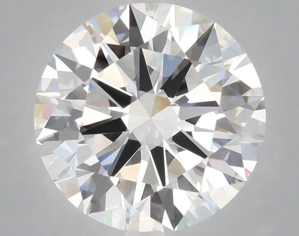 6.02 Carat Round Shaped, Excellent Cut, E Color, VVS2 Clarity, IGI Certified Lab Grown Diamond
