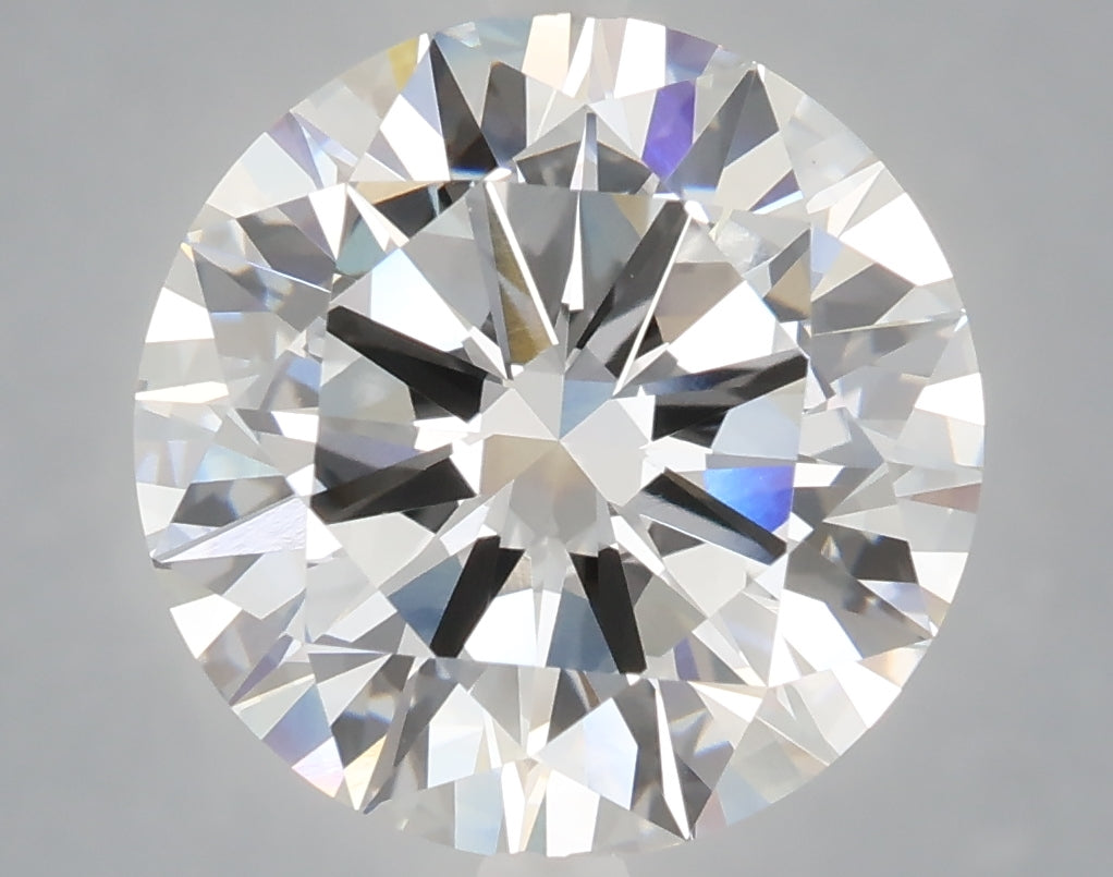 6.02 Carat Round Shaped, Excellent Cut, E Color, VVS2 Clarity, IGI Certified Lab Grown Diamond