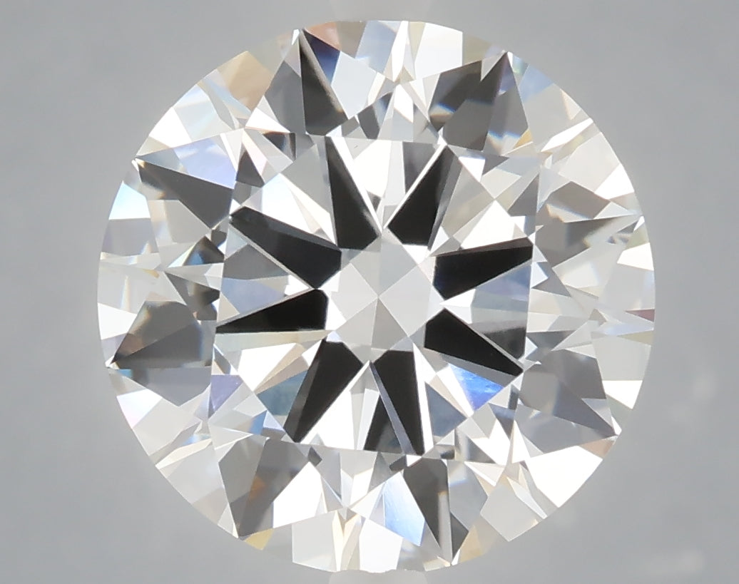 6.00 Carat Round Shaped, Excellent Cut, F Color, VVS2 Clarity, IGI Certified Lab Grown Diamond