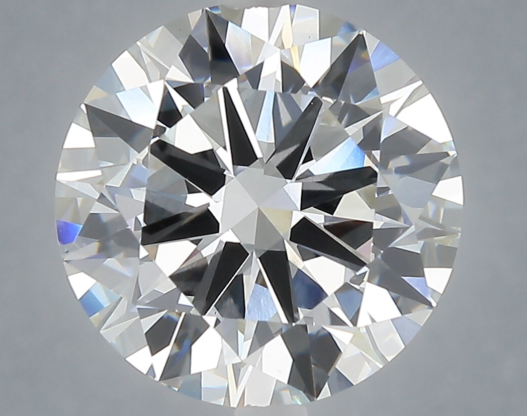 6.02 Carat Round Shaped, Excellent Cut, E Color, VVS2 Clarity, IGI Certified Lab Grown Diamond