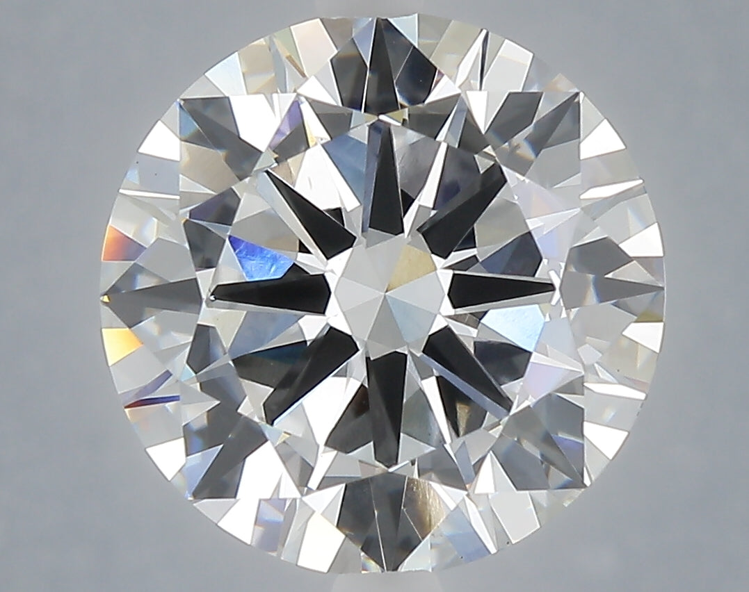 6.02 Carat Round Shaped, Excellent Cut, E Color, VS1 Clarity, IGI Certified Lab Grown Diamond
