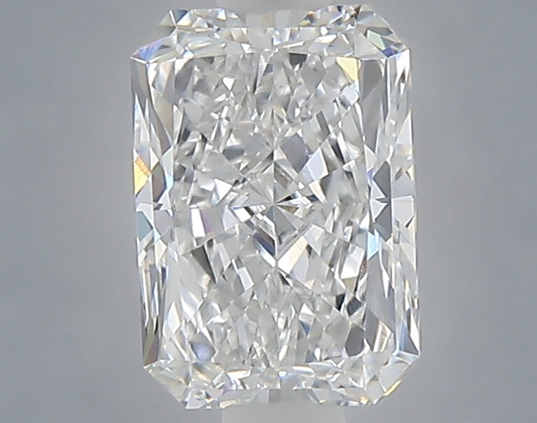 1.05 Carat Radiant Shaped, Excellent Cut, E Color, VVS2 Clarity, IGI Certified Lab Grown Diamond