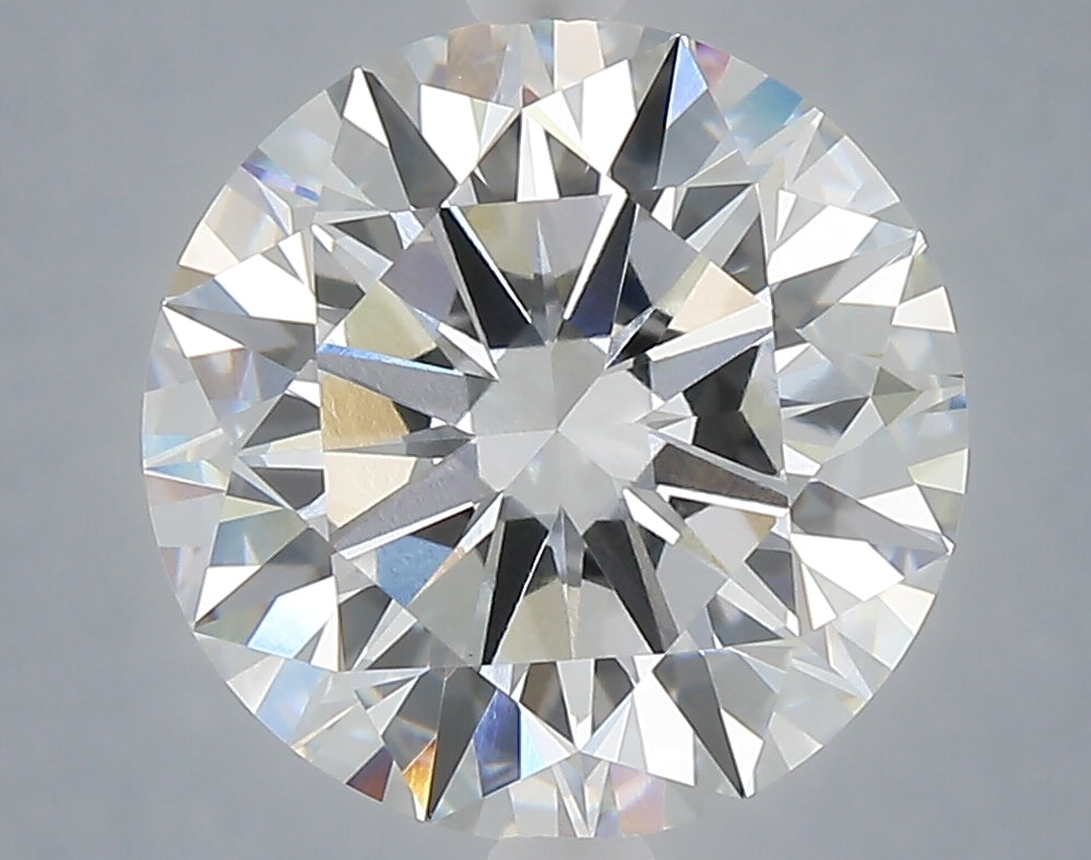 5.08 Carat Round Shaped, Excellent Cut, F Color, VVS2 Clarity, IGI Certified Lab Grown Diamond