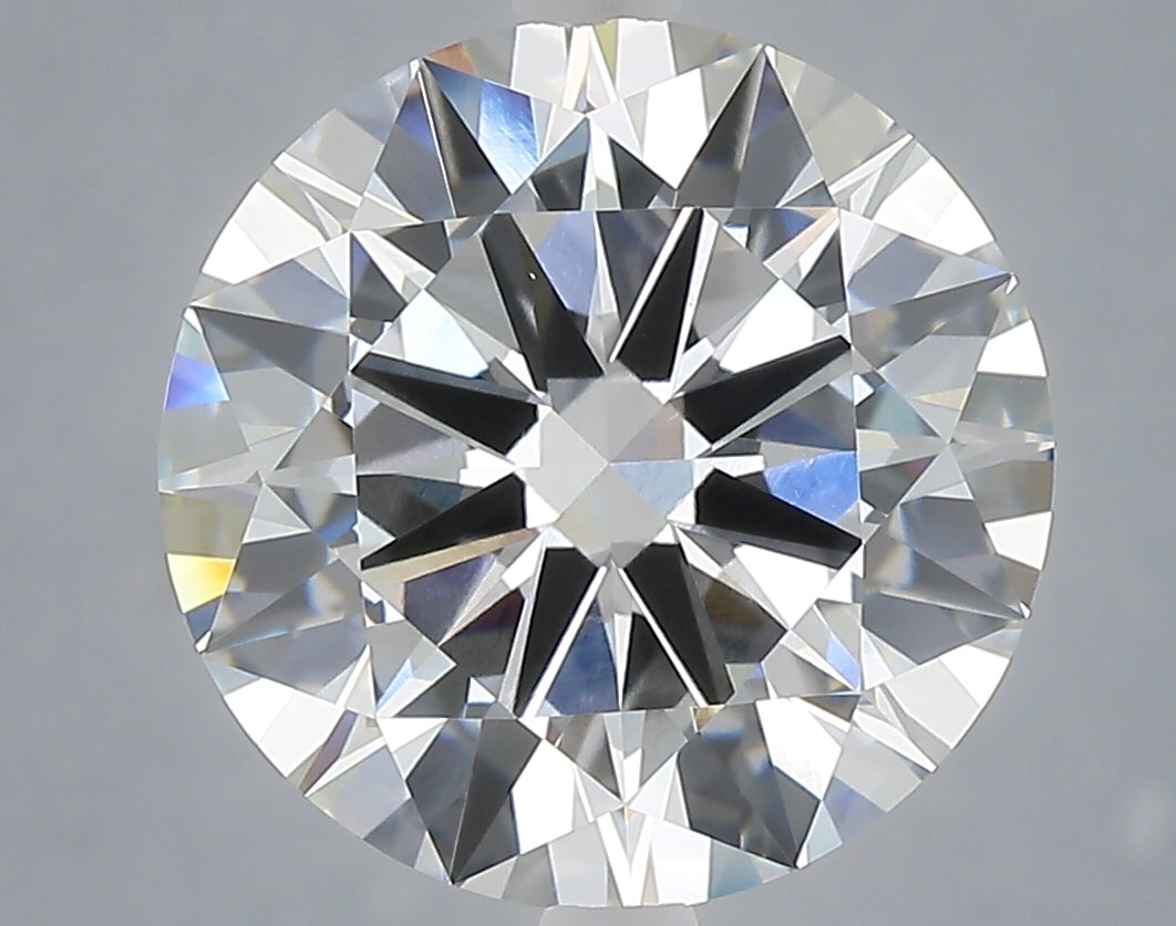 6.00 Carat Round Shaped, Excellent Cut, F Color, VVS2 Clarity, IGI Certified Lab Grown Diamond