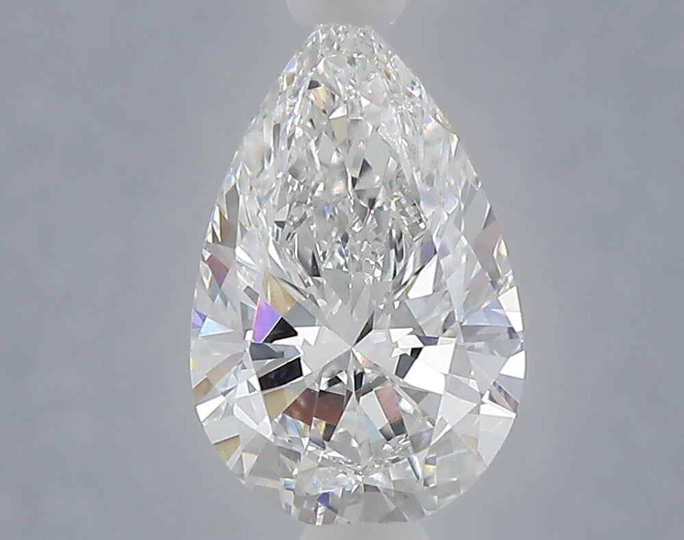 1.09 Carat Pear Shaped, Ideal Cut, D Color, VS1 Clarity, IGI Certified Lab Grown Diamond