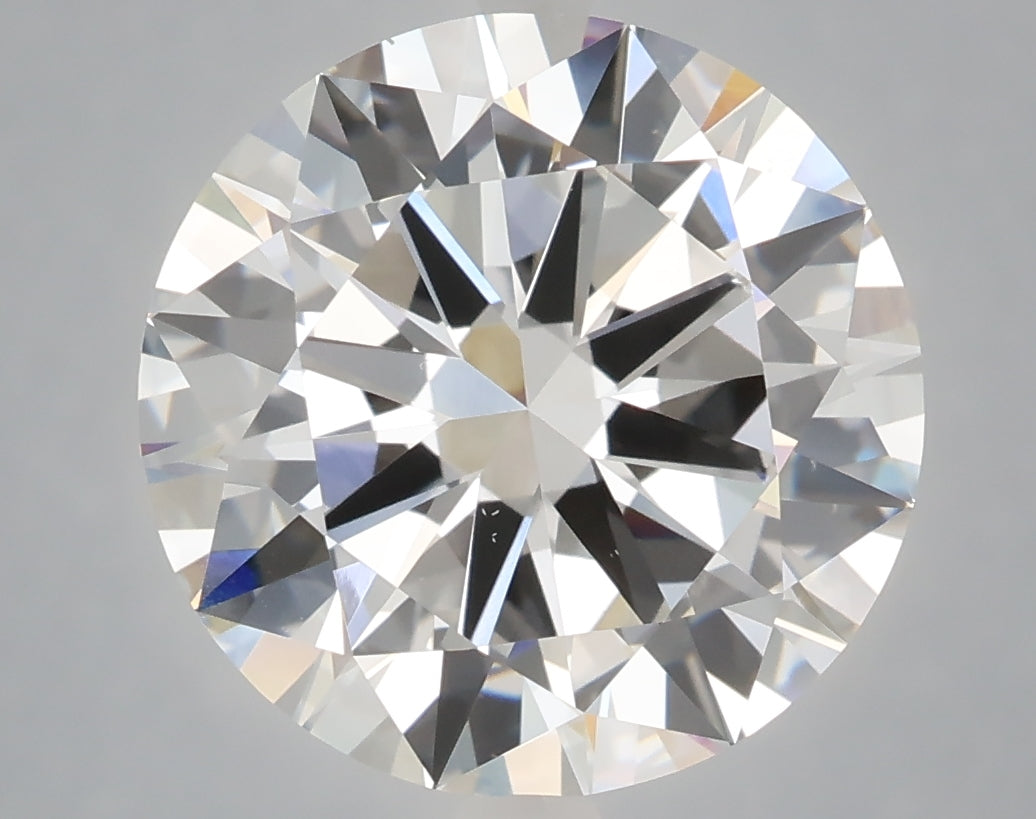 6.00 Carat Round Shaped, Excellent Cut, F Color, VS1 Clarity, IGI Certified Lab Grown Diamond