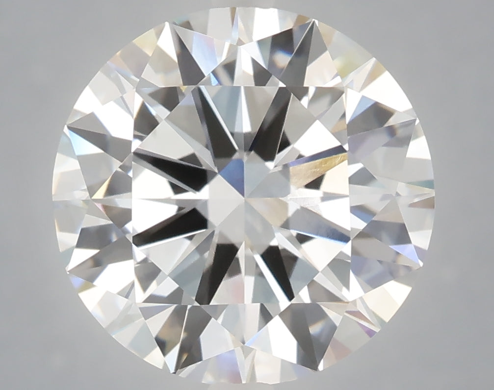6.01 Carat Round Shaped, Excellent Cut, E Color, VVS2 Clarity, IGI Certified Lab Grown Diamond