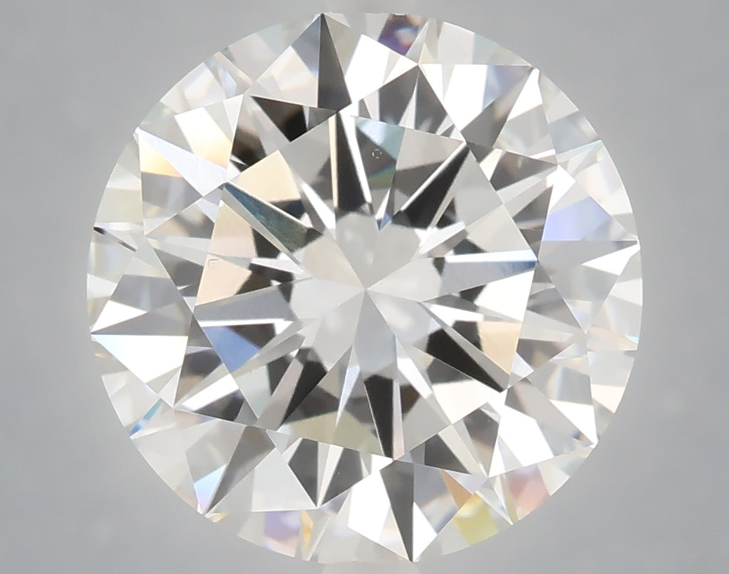 6.00 Carat Round Shaped, Excellent Cut, F Color, VS1 Clarity, IGI Certified Lab Grown Diamond