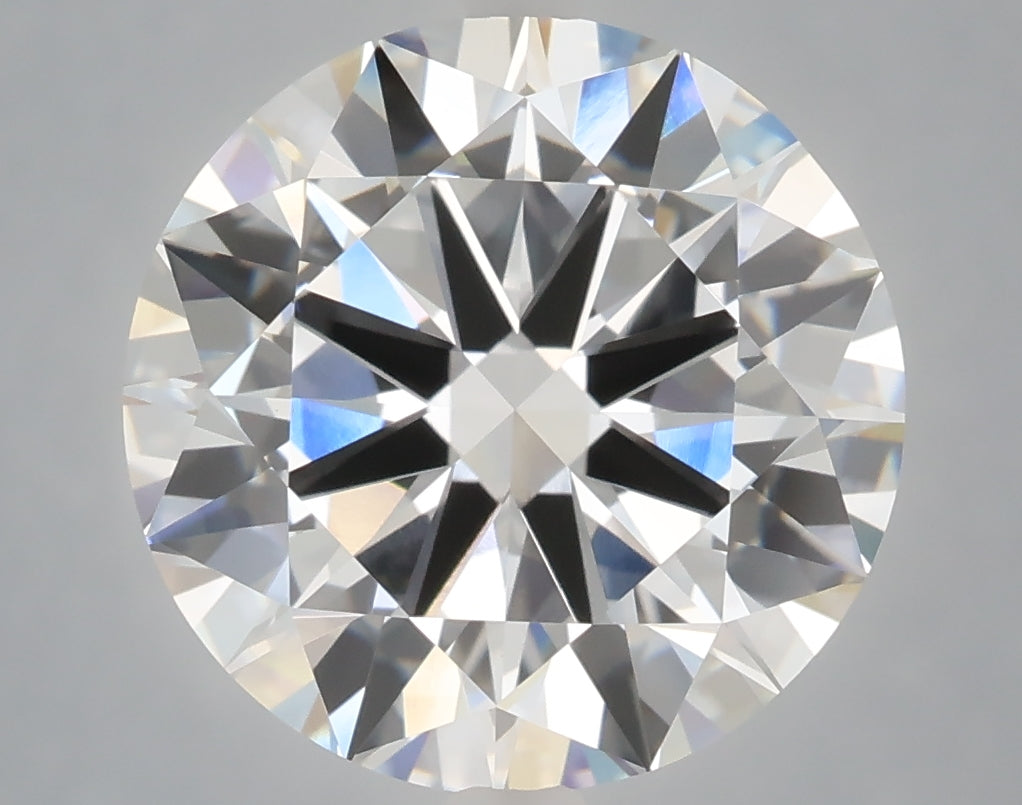 6.01 Carat Round Shaped, Excellent Cut, E Color, VVS2 Clarity, IGI Certified Lab Grown Diamond