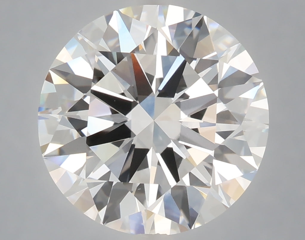 6.00 Carat Round Shaped, Excellent Cut, F Color, VS1 Clarity, IGI Certified Lab Grown Diamond