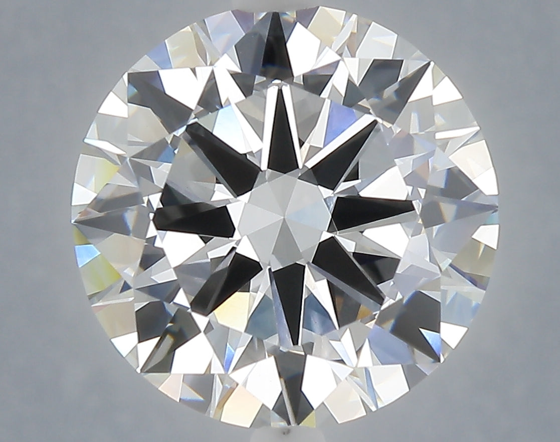 7.02 Carat Round Shaped, Excellent Cut, F Color, VVS2 Clarity, IGI Certified Lab Grown Diamond