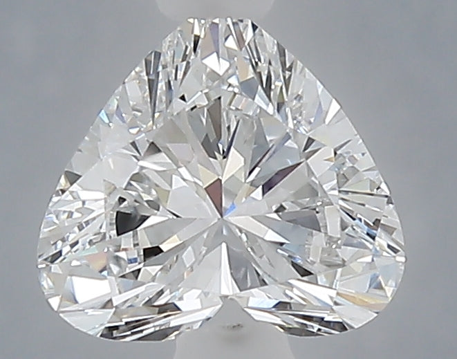 1.03 Carat Heart Shaped, Excellent Cut, D Color, VVS2 Clarity, IGI Certified Lab Grown Diamond