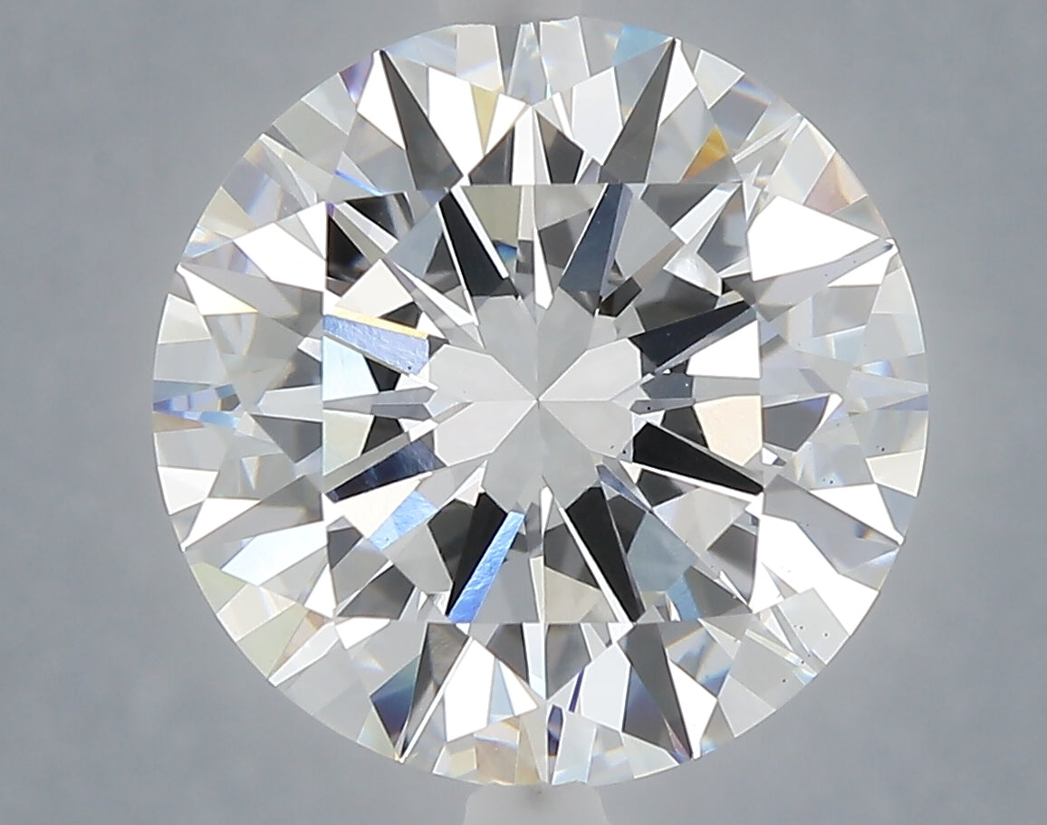 7.06 Carat Round Shaped, Excellent Cut, E Color, VS1 Clarity, IGI Certified Lab Grown Diamond