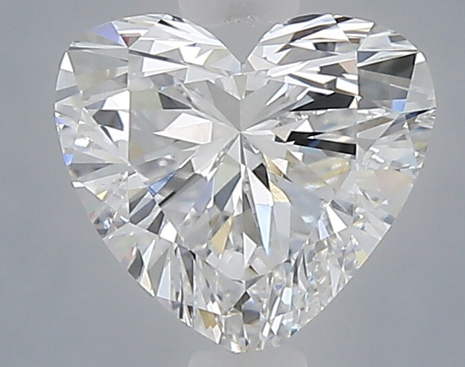 1.04 Carat Heart Shaped, Ideal Cut, D Color, VVS2 Clarity, IGI Certified Lab Grown Diamond