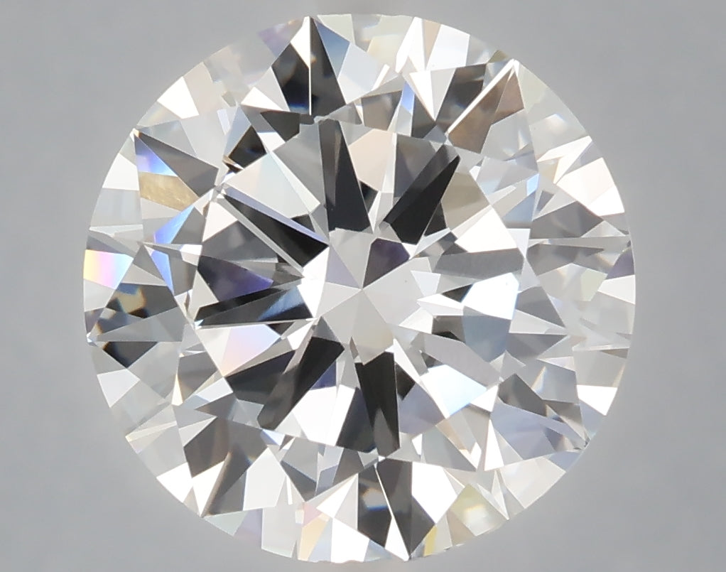 6.01 Carat Round Shaped, Excellent Cut, E Color, VVS2 Clarity, IGI Certified Lab Grown Diamond