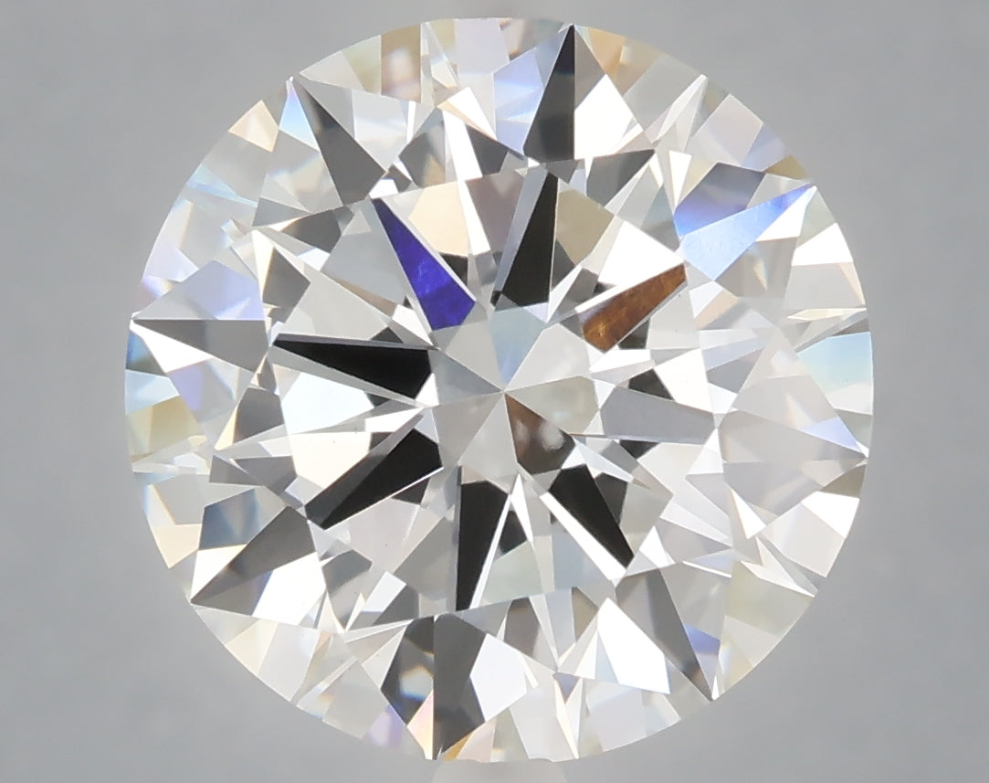 7.05 Carat Round Shaped, Excellent Cut, F Color, VS1 Clarity, IGI Certified Lab Grown Diamond