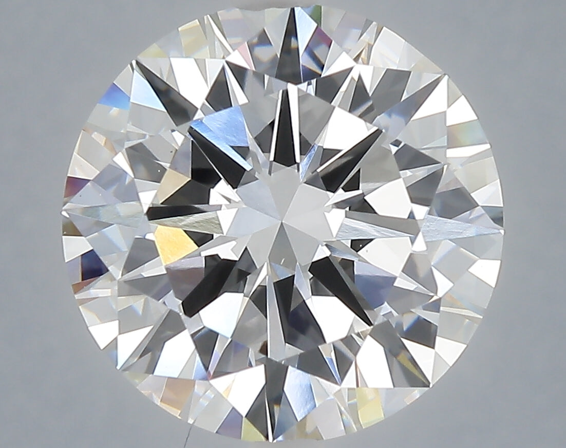 7.06 Carat Round Shaped, Excellent Cut, F Color, VS1 Clarity, IGI Certified Lab Grown Diamond