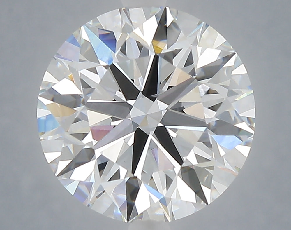 5.08 Carat Round Shaped, Excellent Cut, F Color, VVS2 Clarity, IGI Certified Lab Grown Diamond