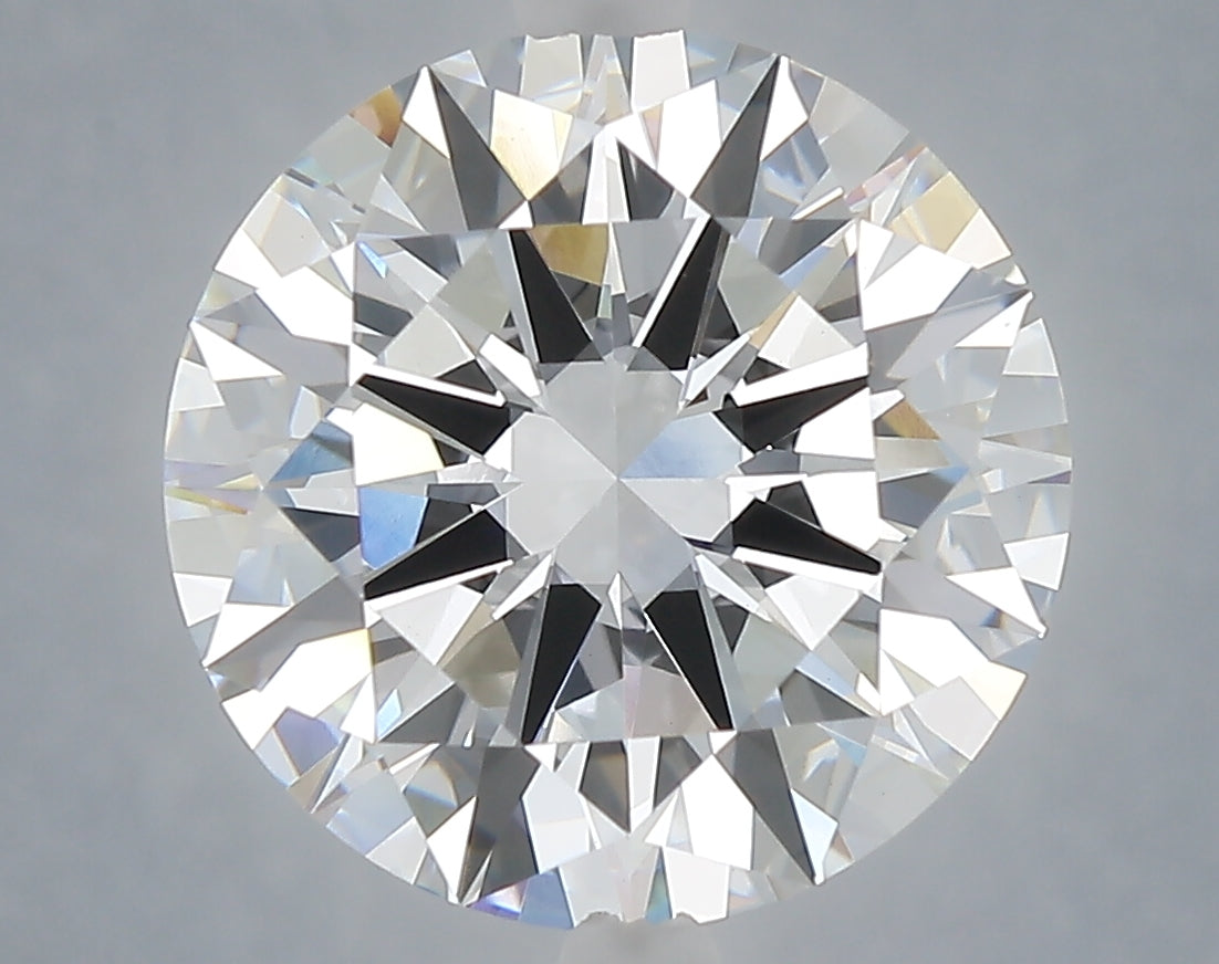 6.30 Carat Round Shaped, Excellent Cut, E Color, VVS2 Clarity, IGI Certified Lab Grown Diamond