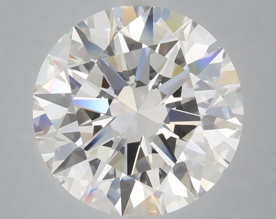 7.00 Carat Round Shaped, Excellent Cut, F Color, VVS2 Clarity, IGI Certified Lab Grown Diamond